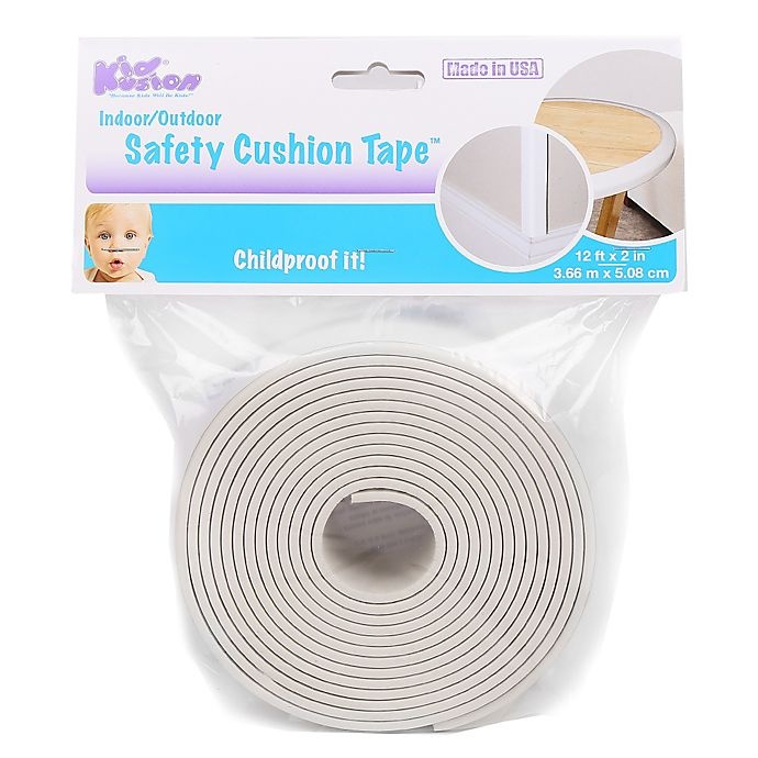 slide 1 of 1, KidKusion Safety Cushion Strip - White, 1 ct