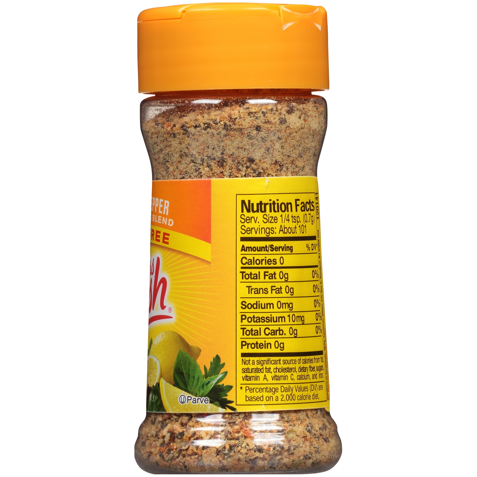 slide 3 of 6, Dash Lemon Pepper Salt-Free Seasoning Blend 2.5 oz. Shaker, 2.5 oz