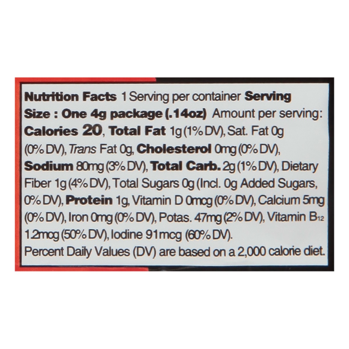 slide 2 of 13, Seaweed Snack, 0.14 oz