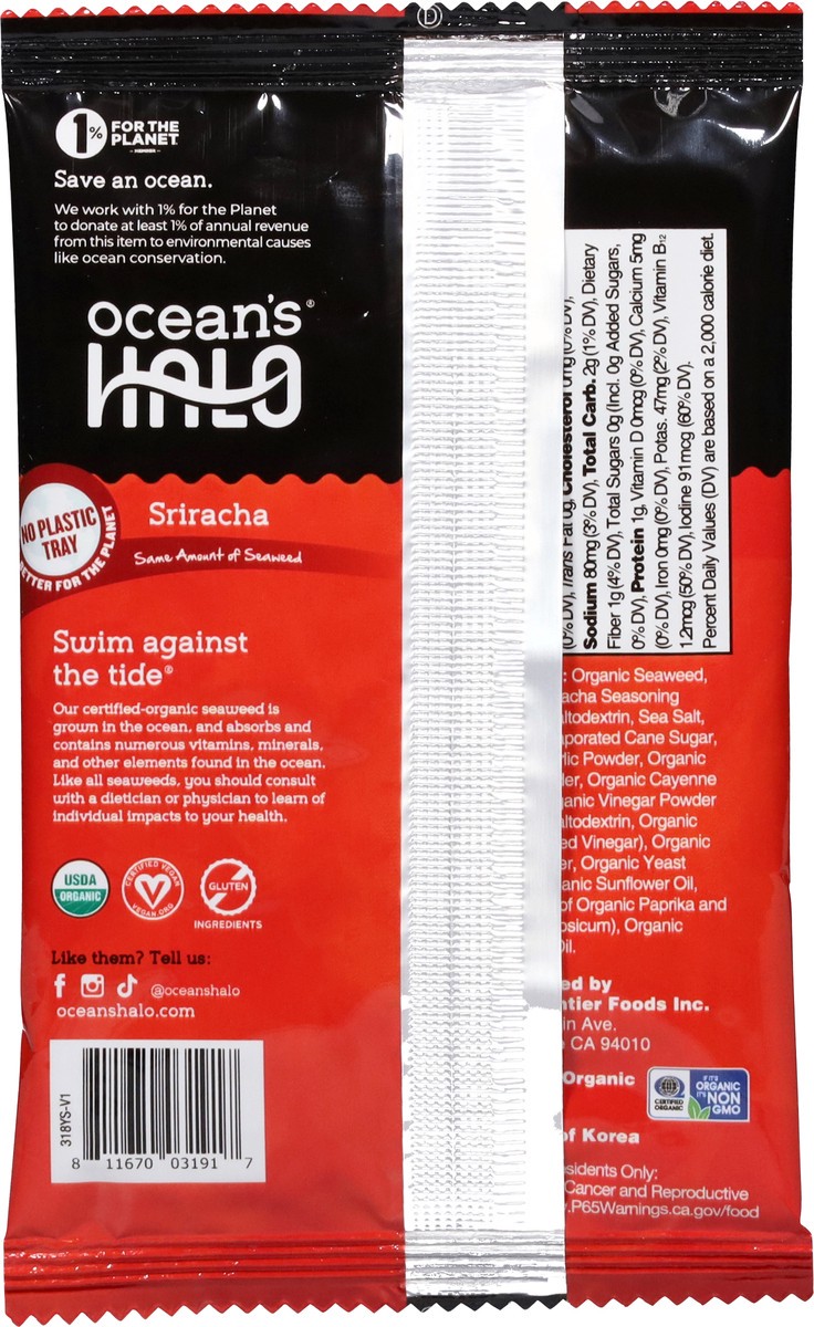 slide 9 of 13, Seaweed Snack, 0.14 oz