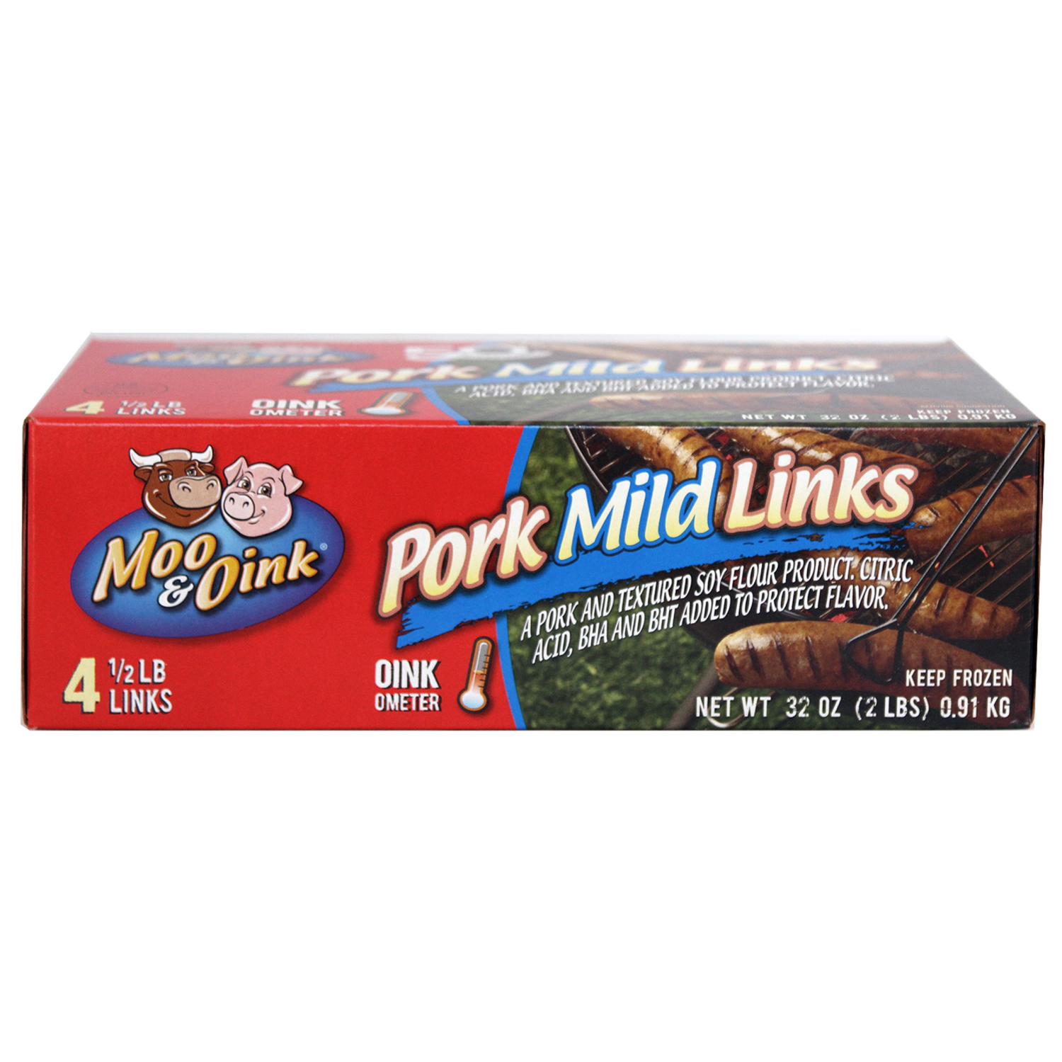 slide 4 of 4, Moo & Oink Pork Mild Links, 4 ct, 4 ct