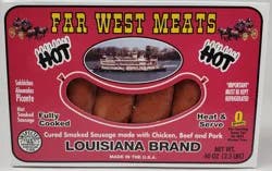 Far West Meats Smoked Louisiana Hot Links