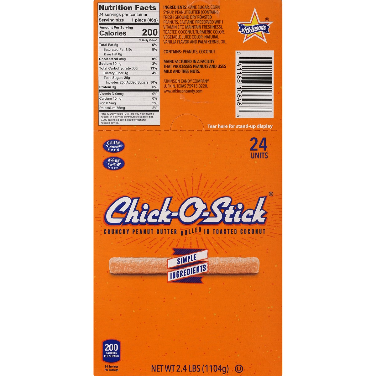 slide 6 of 13, Chick-O-Stick Candy 24 ea, 24 ct