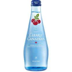 Clearly Canadian Wild Cherry Sparkling Water Beverage 11 Fl Oz Bottle
