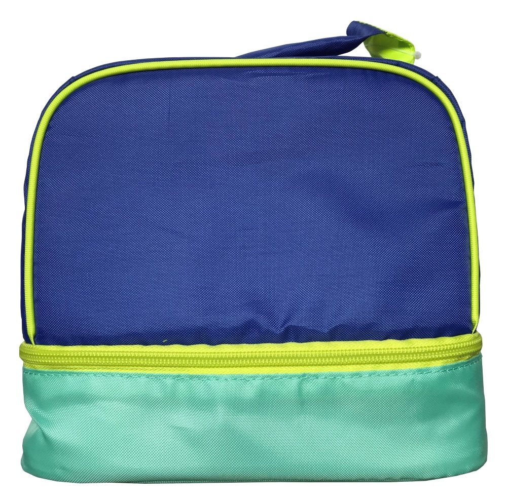 slide 1 of 1, Everyday Living Color Block Lunch Box - Royal Blue/Turquoise, 1 ct