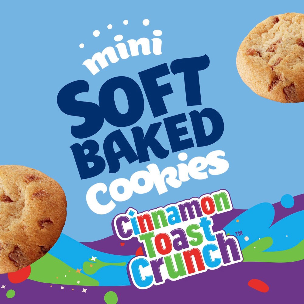 slide 2 of 6, Pillsbury Mini Soft Baked Cinnamon Toast Crunch Cookies Snack Bags, 10 ct; 1 oz