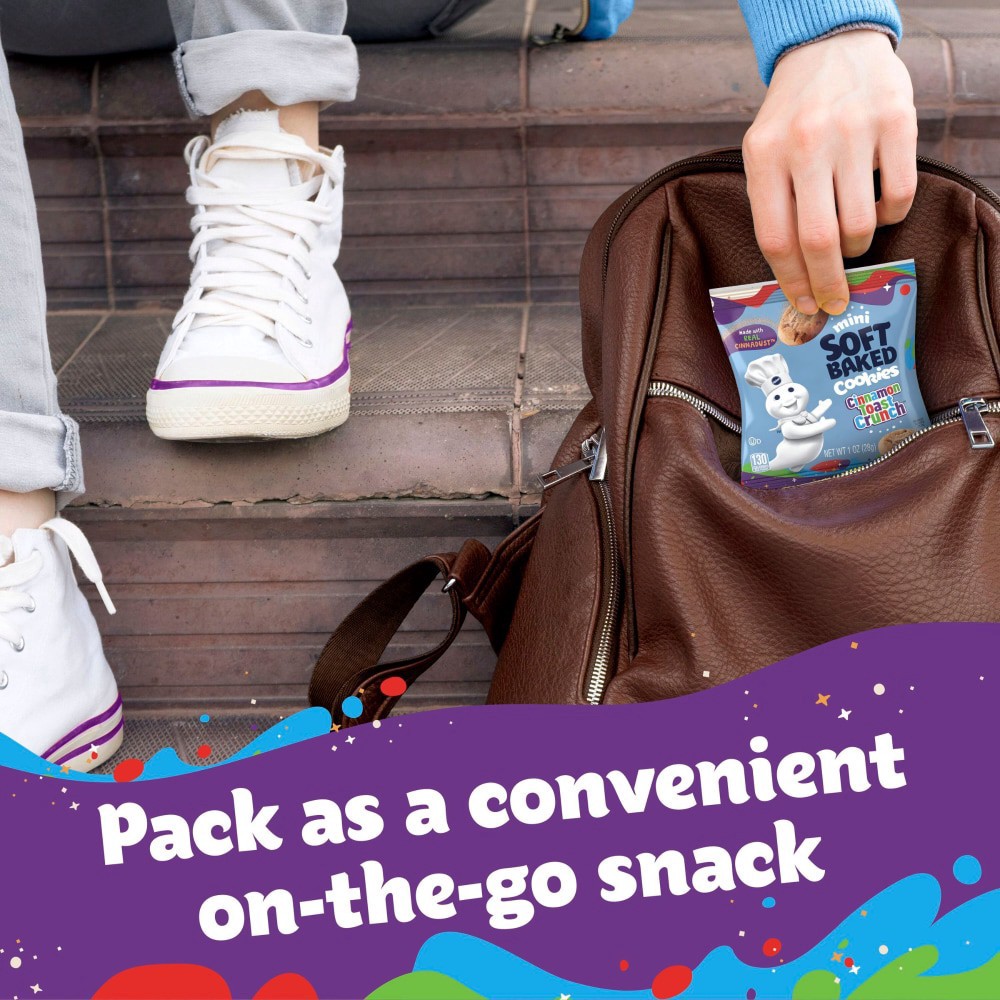 slide 4 of 6, Pillsbury Mini Soft Baked Cinnamon Toast Crunch Cookies Snack Bags, 10 ct; 1 oz