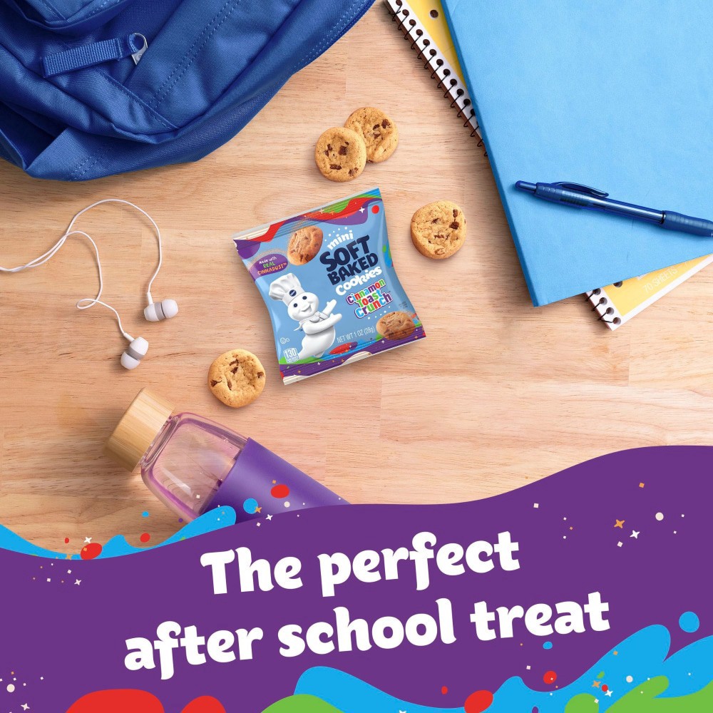 slide 3 of 6, Pillsbury Mini Soft Baked Cinnamon Toast Crunch Cookies Snack Bags, 10 ct; 1 oz