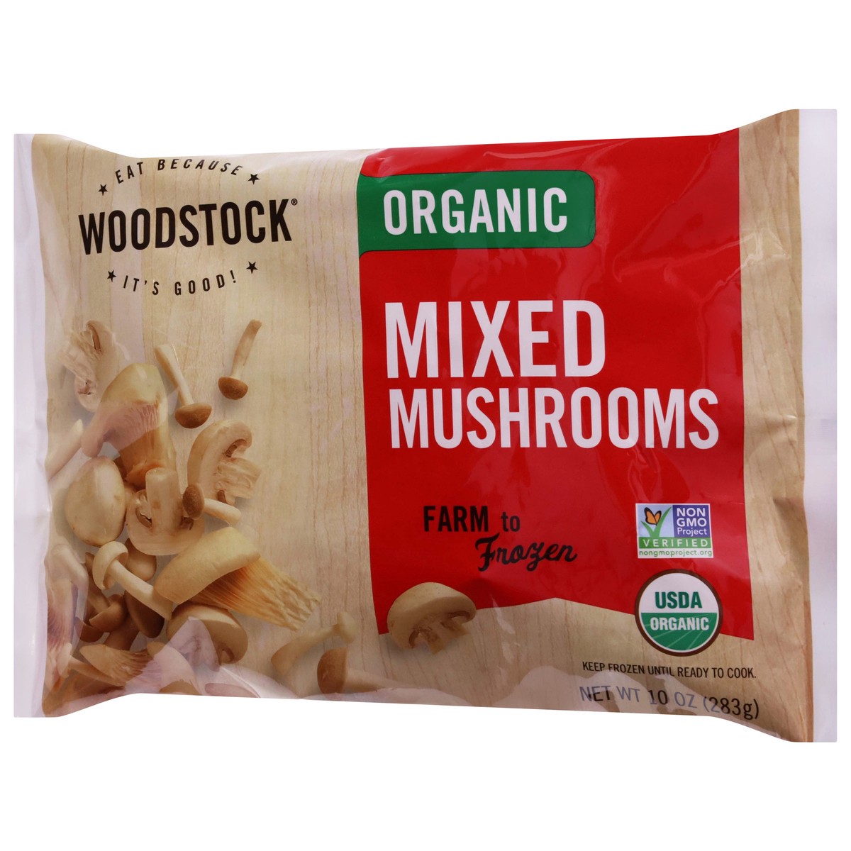 slide 8 of 9, Woodstock Organic Mixed Mushrooms 10 oz, 10 oz