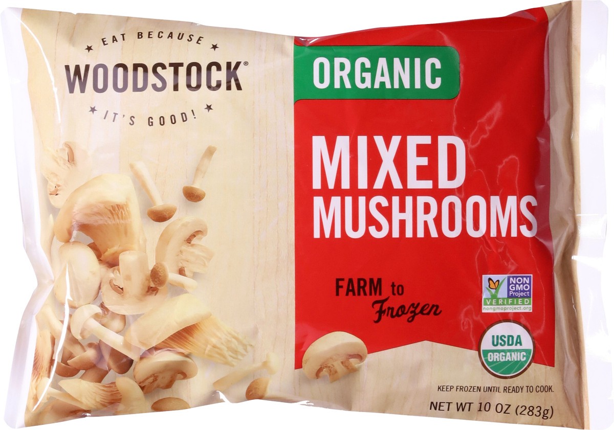 slide 9 of 9, Woodstock Organic Mixed Mushrooms 10 oz, 10 oz