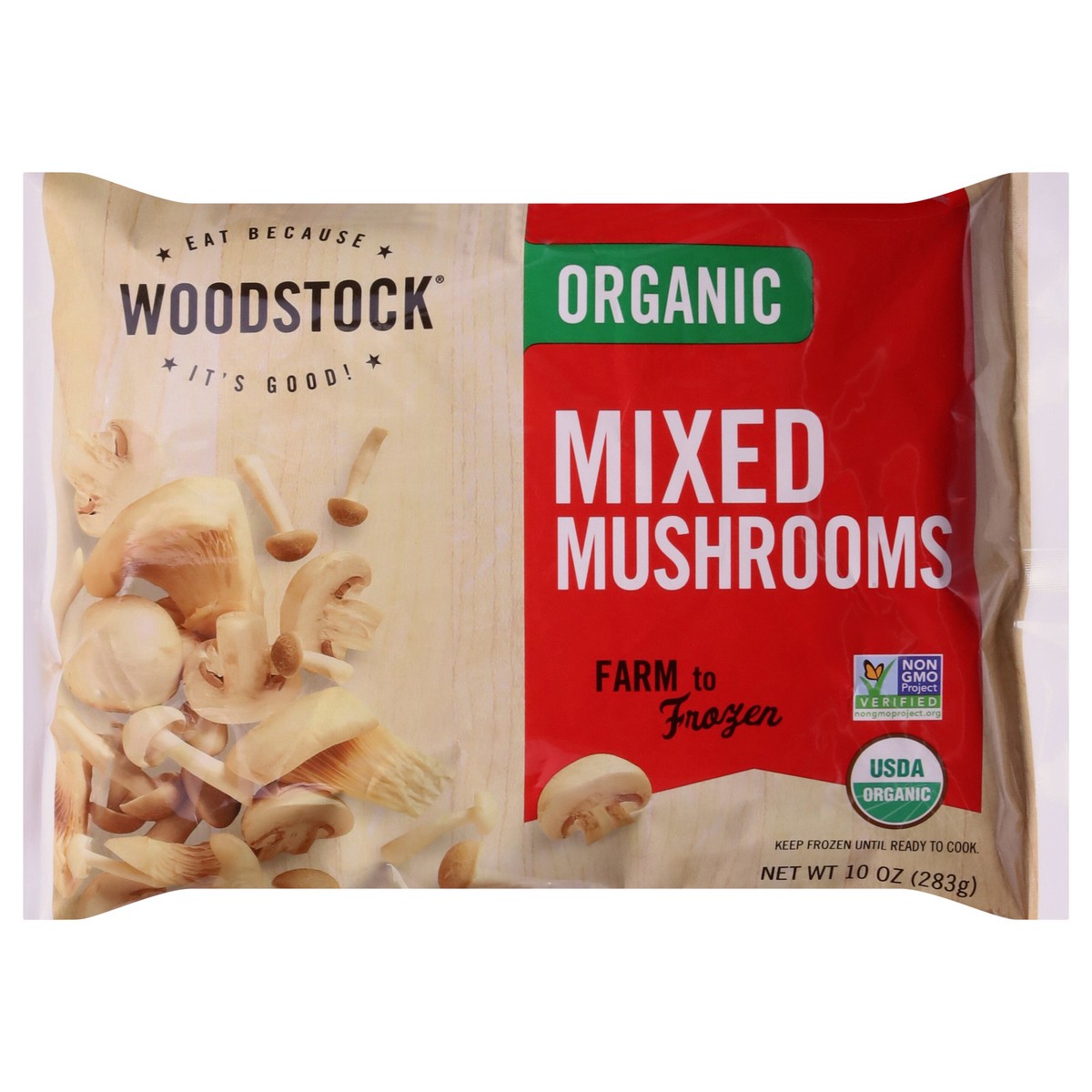 slide 1 of 9, Woodstock Organic Mixed Mushrooms 10 oz, 10 oz