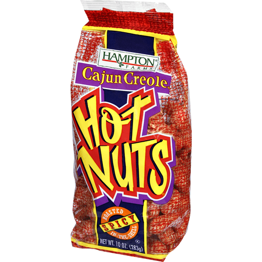 slide 8 of 9, Hampton Farms Hot Nuts Cajun Peanuts 10 oz, 10 oz