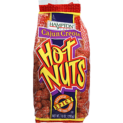 slide 9 of 9, Hampton Farms Hot Nuts Cajun Peanuts 10 oz, 10 oz