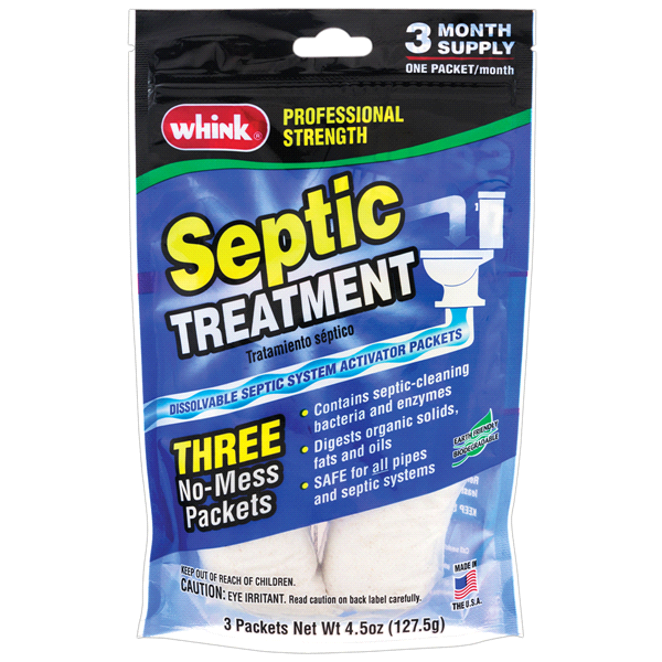 slide 1 of 2, Whink Septic Treatment, 3 ct