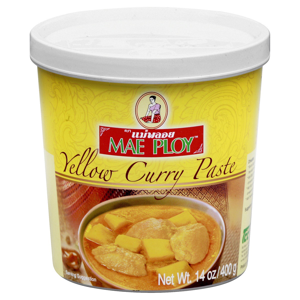 slide 1 of 7, Mae Ploy Ylw Curry Paste Mae Ploy, 14 oz