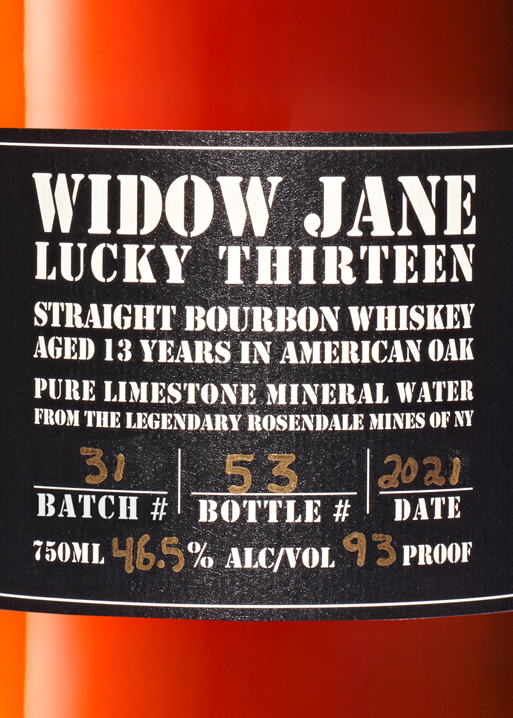 slide 2 of 2, Widow Jane Lucky Thirteen Bourbon, 750 ml, 