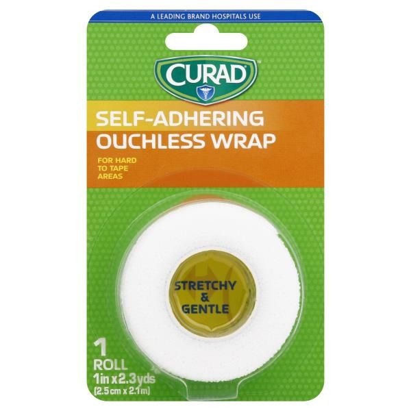 slide 1 of 1, Curad Ouchless Tape 1inx2.3yds, 2.3 yd