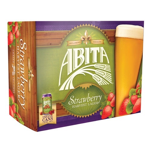 slide 1 of 1, Abita Strawberry Harvest Lager, 12 ct; 12 oz
