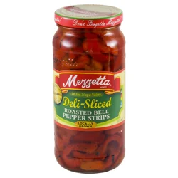 Mezzetta Roasted Red Bell Pepper Strips, 16 fl oz