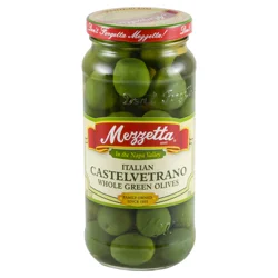 Mezzetta Whole Italian Castelvetrano Olives, 10 oz Dr. Wt.