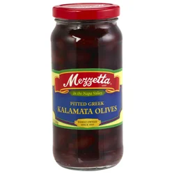 Mezzetta Pitted Greek Kalamata Olives, 9.5 oz Dr. Wt.
