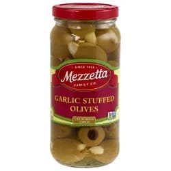 Mezzetta Garlic Stuffed Olives, 10 oz Dr. Wt.