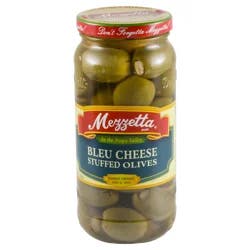 Mezzetta Bleu Cheese Stuffed Olives, 9.5 oz Dr. Wt.