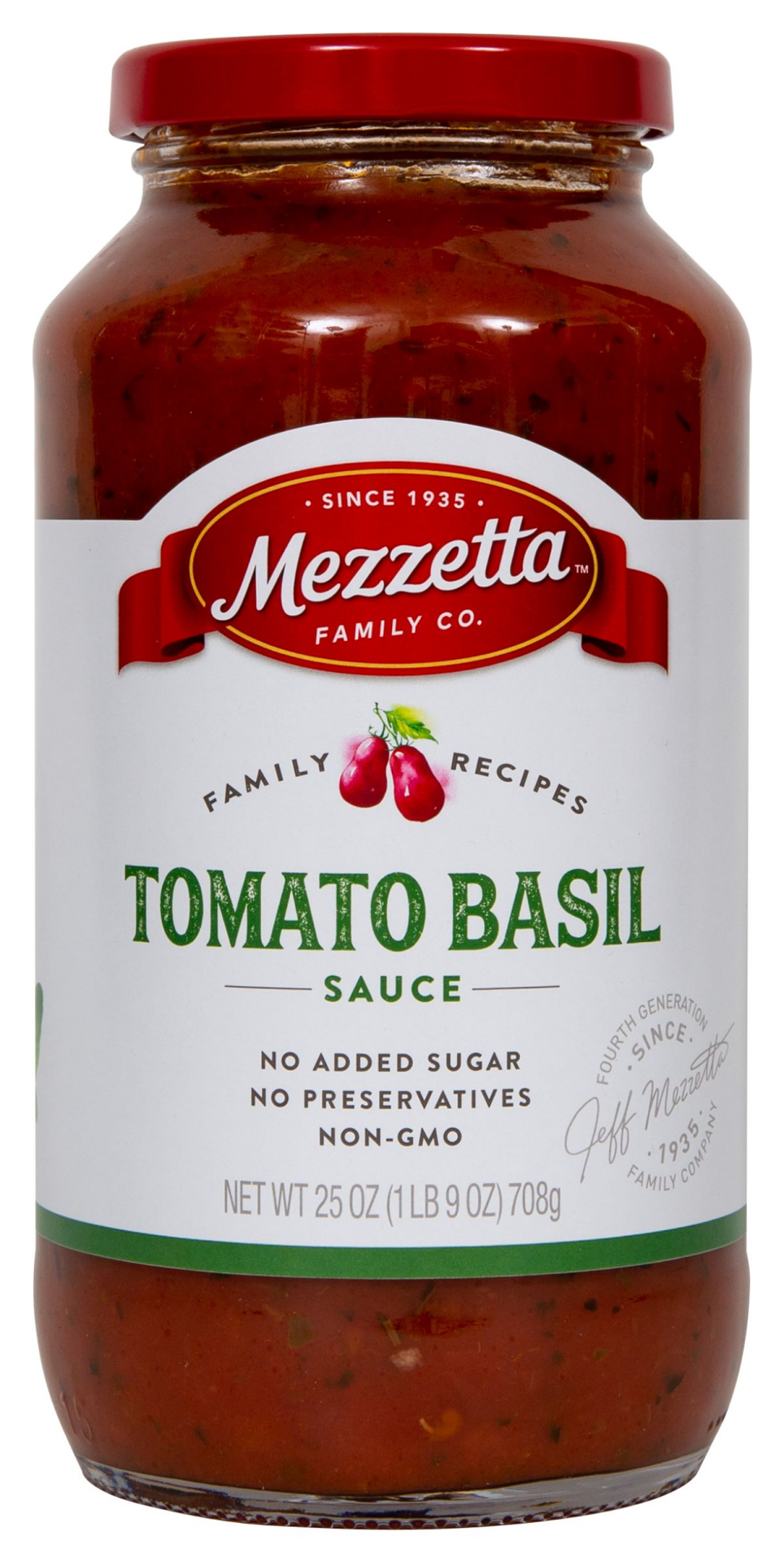 slide 1 of 5, Mezzetta Family Recipes Tomato Basil Sauce, 25 oz, 25 oz
