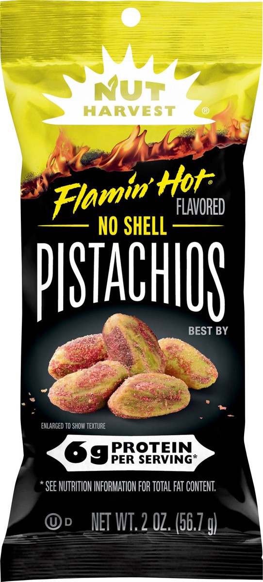slide 7 of 8, Nut Harvest No Shell Pistachios Flamin' Hot Flavored 2 Oz, 2 oz