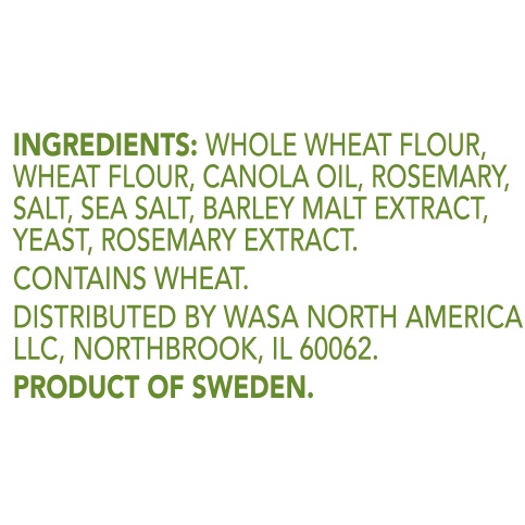 slide 5 of 8, Wasa Thins Swedish Style Rosemary & Sea Salt Flatbread 6.7 oz, 10 ct
