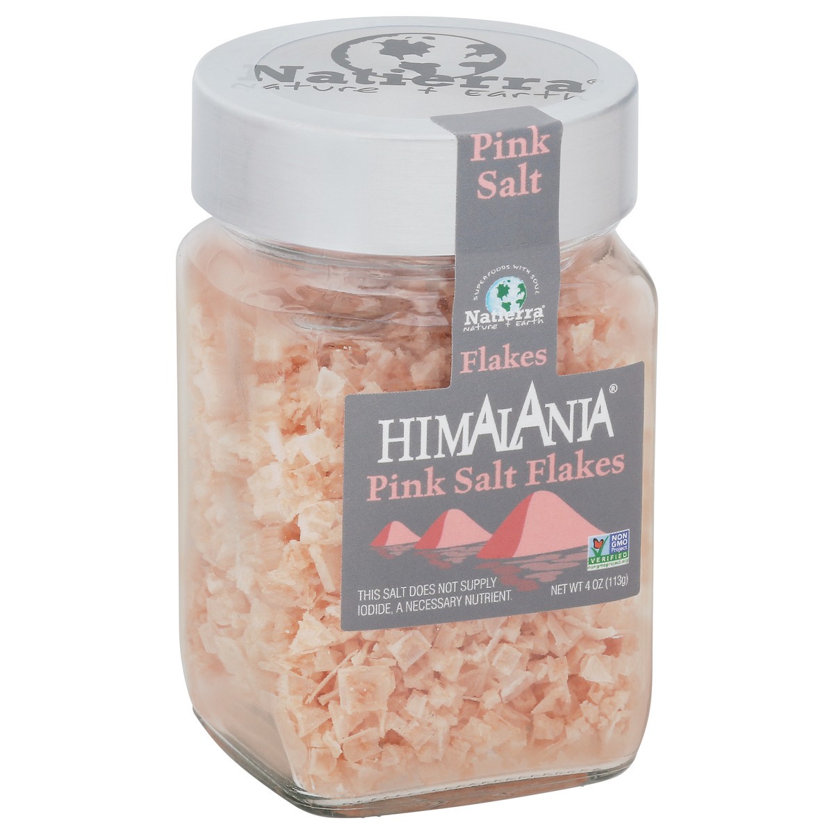 slide 2 of 9, Natierra Himalania Pink Salt Flakes Jar, 4 oz