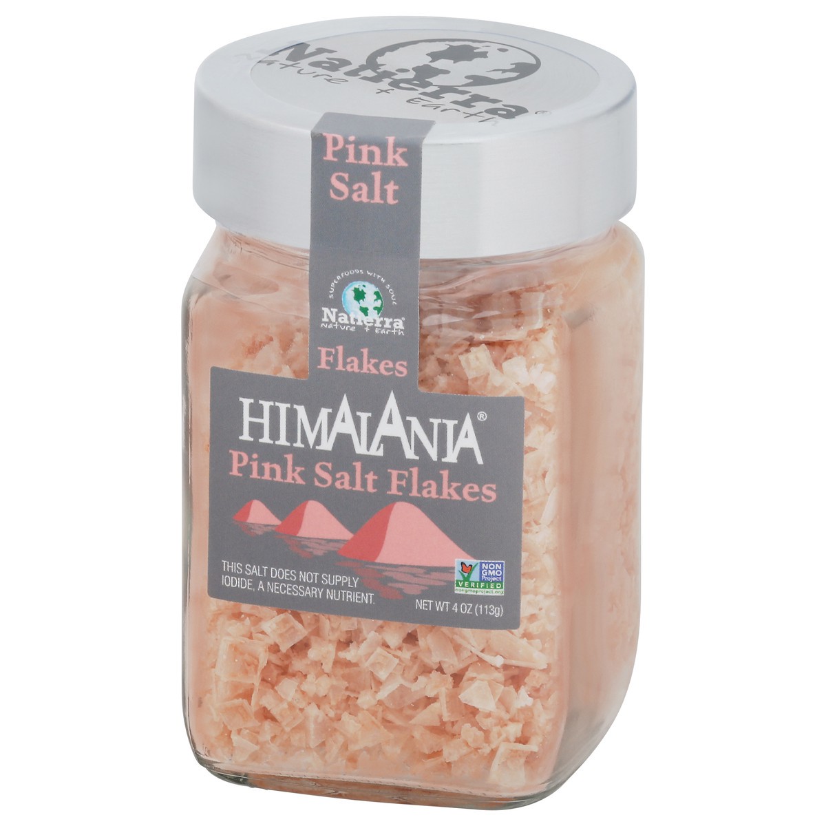 slide 3 of 9, Natierra Himalania Pink Salt Flakes Jar, 4 oz