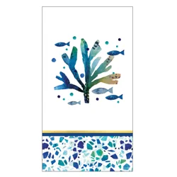 Design Design Coastal Sea Glass Guest Towel Napkin