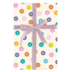 Design Design Floral Groovy Vibes Roll Gift Wrap