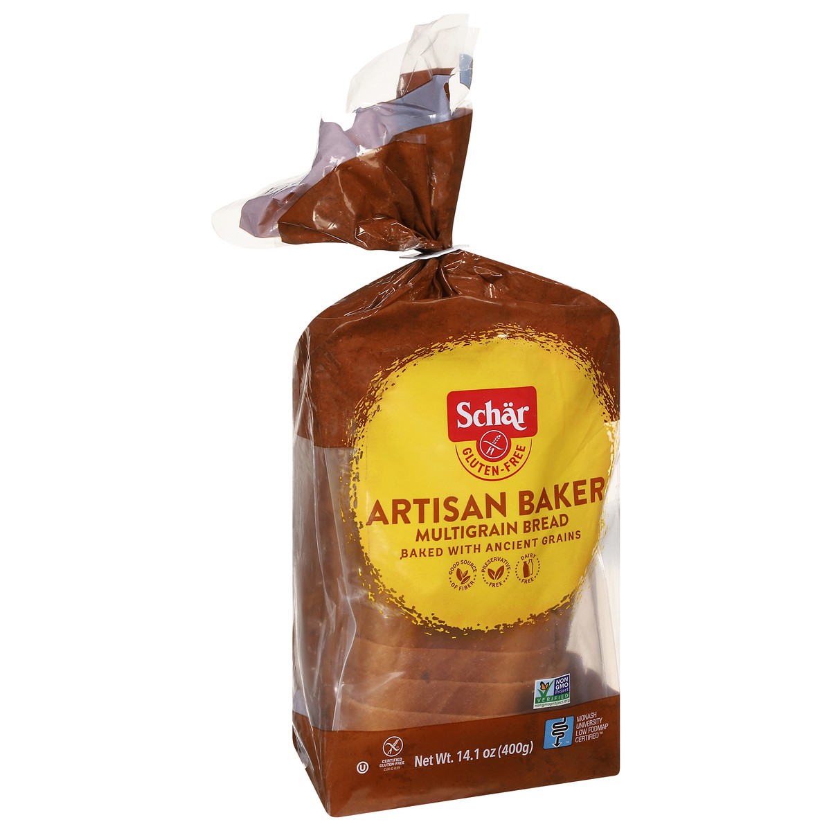 slide 6 of 9, Schär Gluten-Free Artisan Baker Multigrain Bread 14.1 oz, 14.1 oz