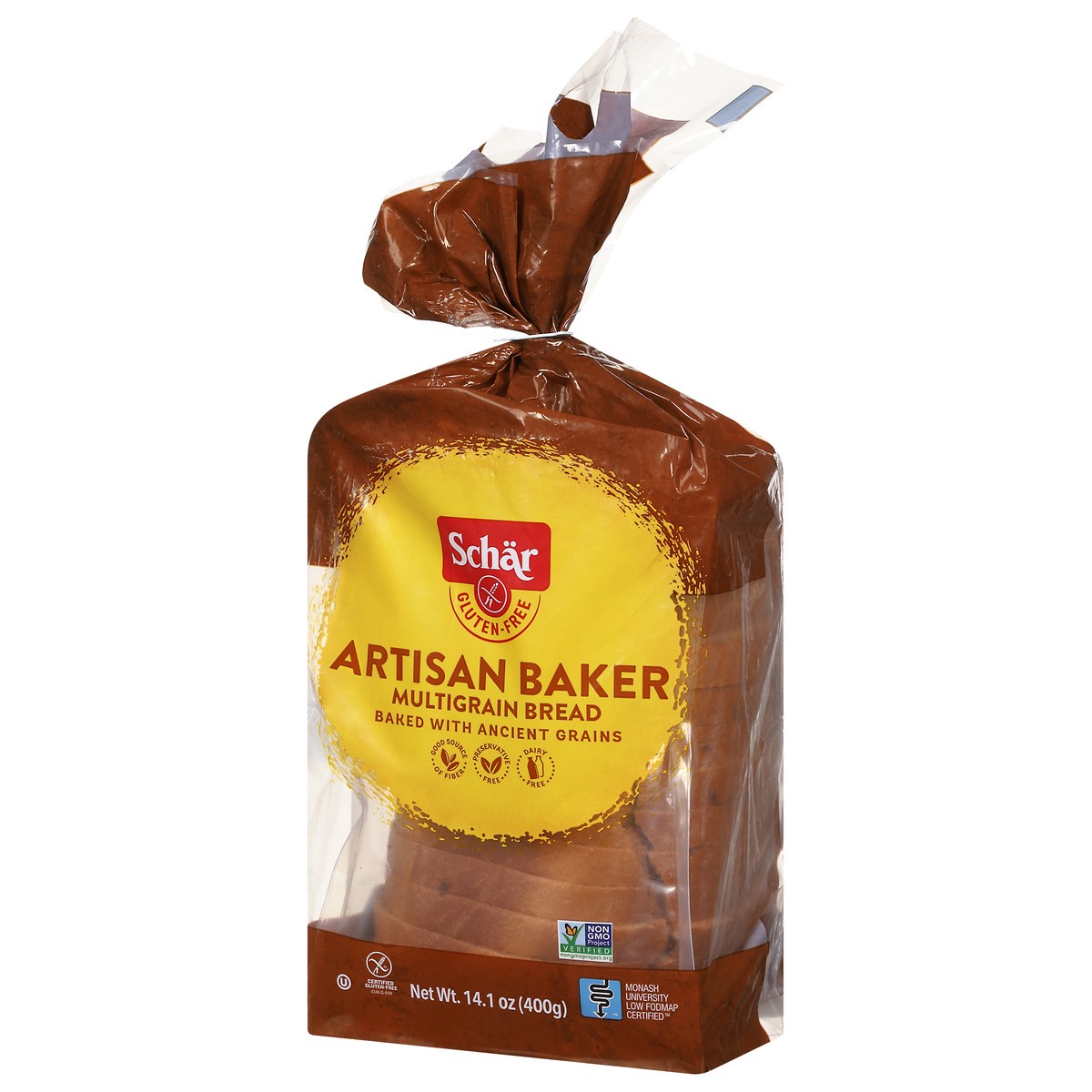 slide 5 of 9, Schär Gluten-Free Artisan Baker Multigrain Bread 14.1 oz, 14.1 oz