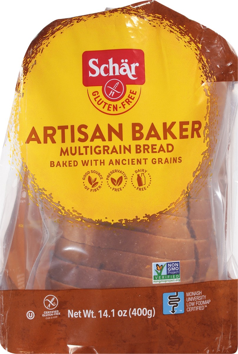 slide 4 of 9, Schär Gluten-Free Artisan Baker Multigrain Bread 14.1 oz, 14.1 oz