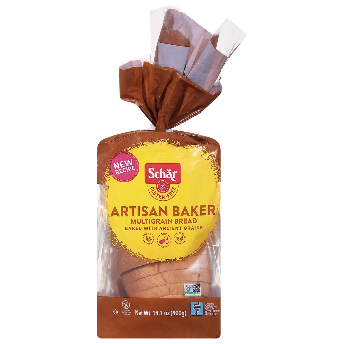 slide 1 of 9, Schär Gluten-Free Artisan Baker Multigrain Bread 14.1 oz, 14.1 oz