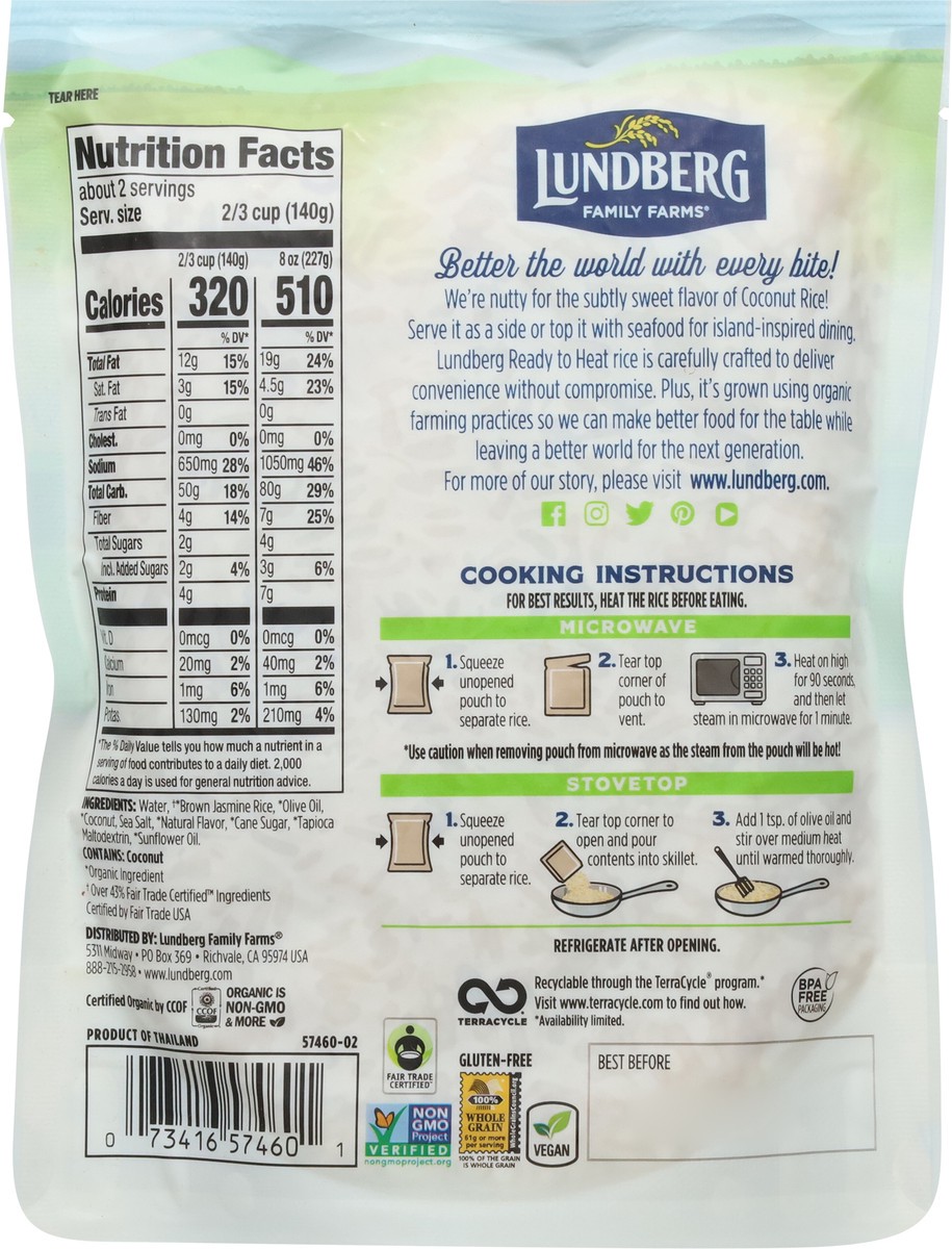 slide 9 of 9, Lundberg Family Farms Organic Coconut Rice - 8 oz, 8 oz