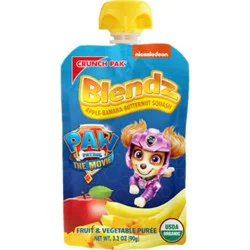 Crunch Pak Blendz Paw Patrol Organic Apple Banana Squash Puree - 3.2 Oz