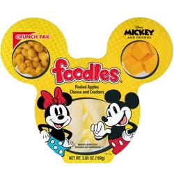 CRUNCH PAK Foodles Apples, Crackers & Cheese 3.85 Oz