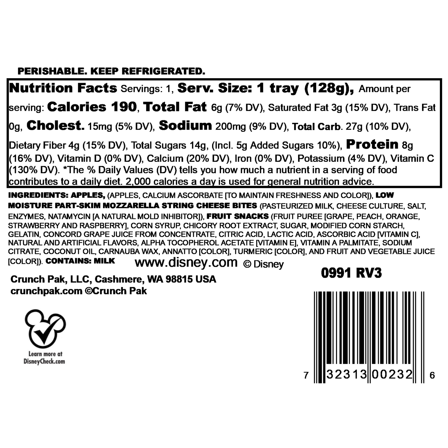 slide 2 of 2, Crunch Pak Disney Princess, 1 ct