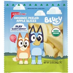Crunch Pak Bluey Organic Peeled Apple Slices 12 oz