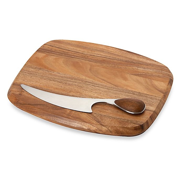 slide 1 of 1, Dansk Wood Classics Vivianna Cheese Board with Knife, 1 ct