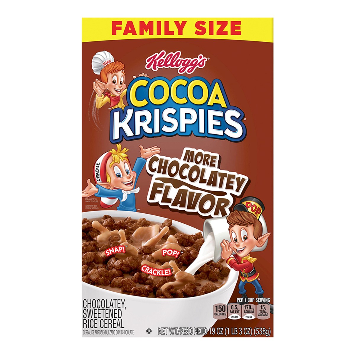 Rice Krispies Cocoa Krispies Cereal - 19.0oz - Kellogg's 19 oz | Shipt