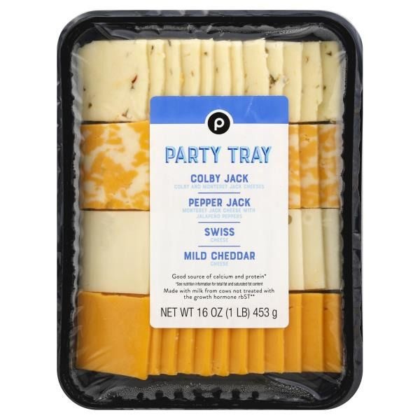 slide 1 of 1, Publix Cheese Party Tray, 16 oz