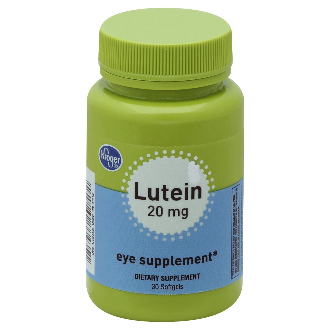 slide 1 of 1, Kroger Lutein Eye Supplement, 30 ct