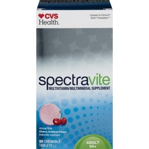 slide 1 of 1, CVS Health Spectravite Adult 50+ Chewable Tablets, 60 ct