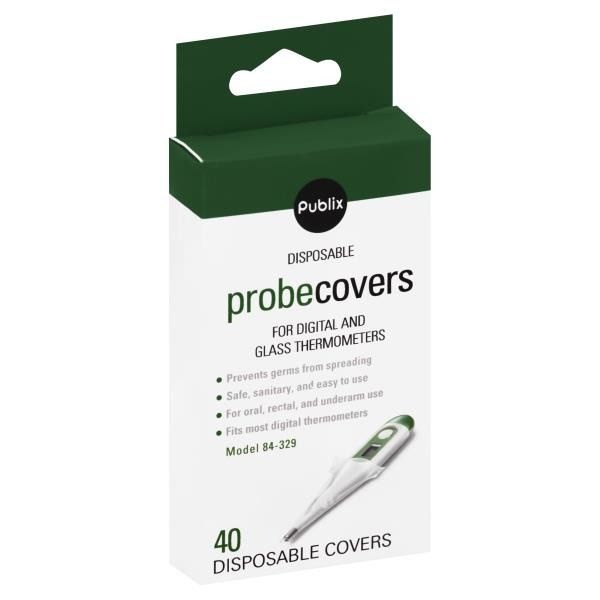 slide 1 of 1, Publix Disposable Probe Covers, 40 ct
