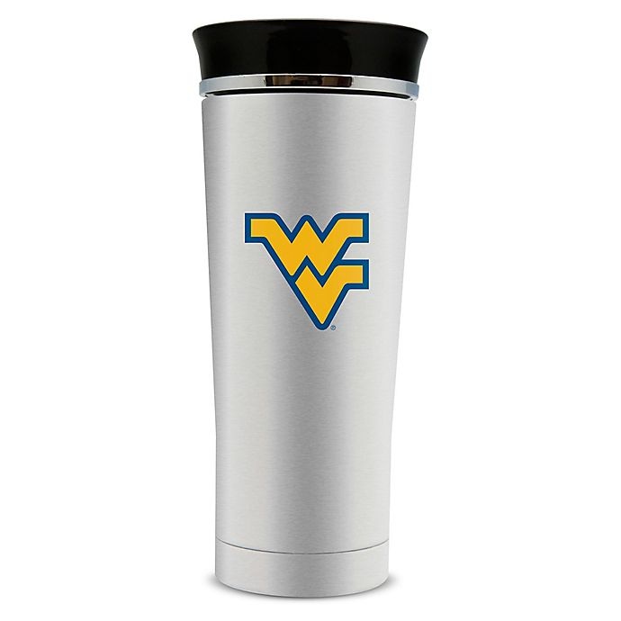 slide 1 of 1, NCAA West Virginia University Vacuum Sealed Stainless Steel Tumbler, 16 oz